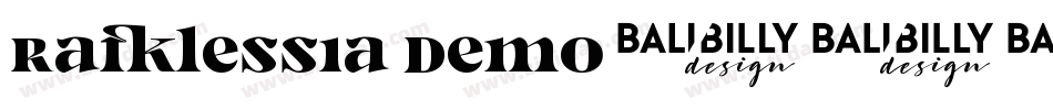 Raflessia demo字体转换